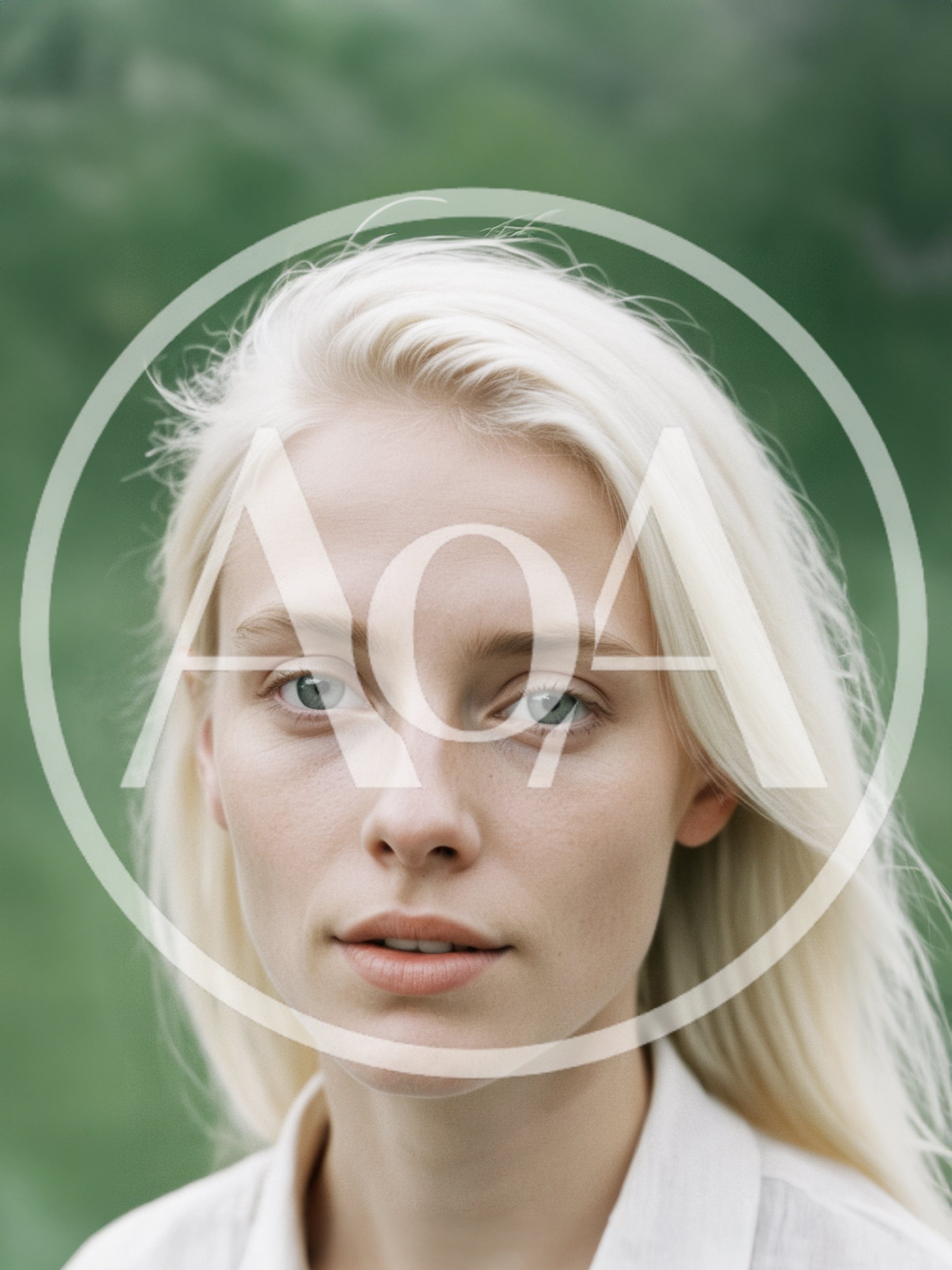 Portrait Of A Young Woman With Blonde Hair