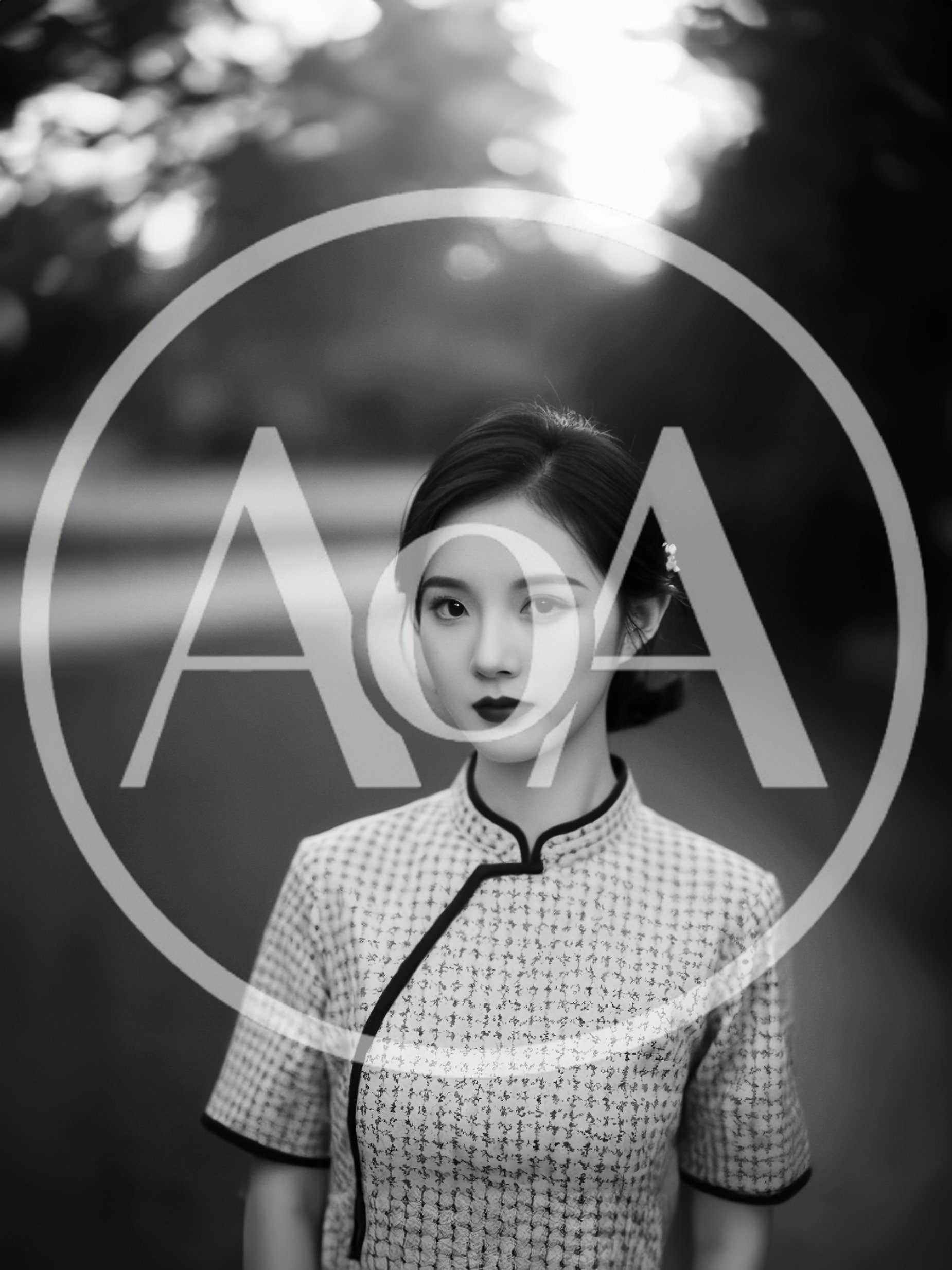 Portrait Of A Young Woman In Traditional Chinese Attire