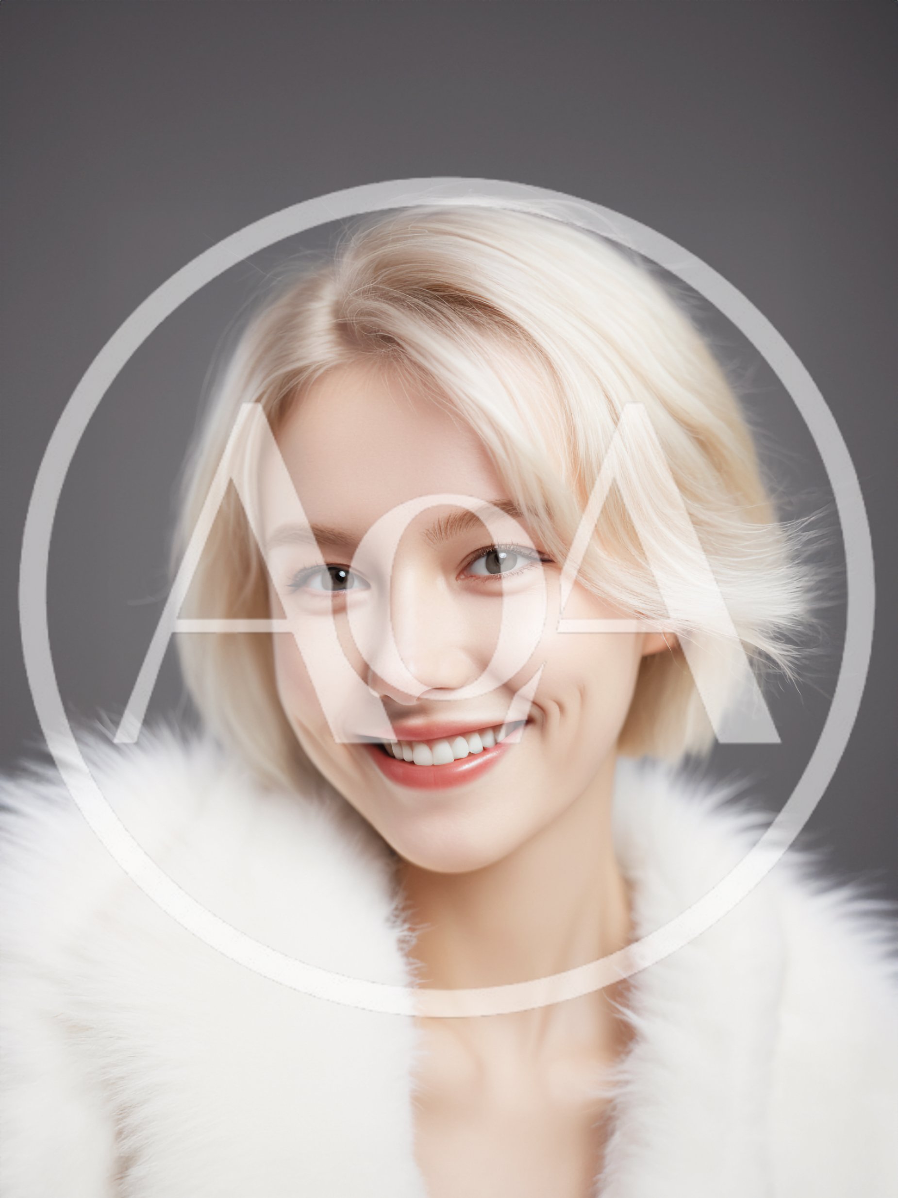Portrait Of A Smiling Young Woman With Blonde Hair