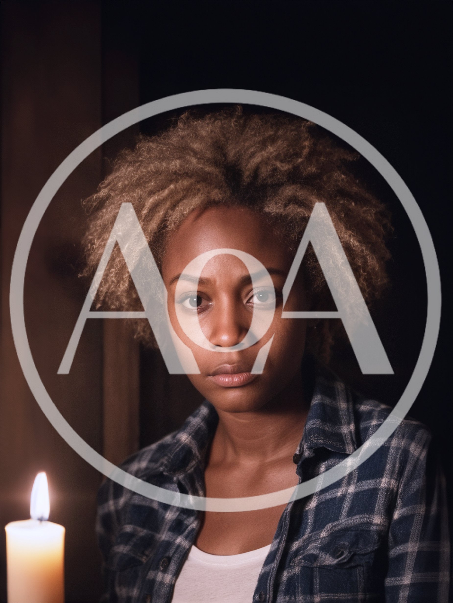 Portrait Of A Young Woman By Candlelight
