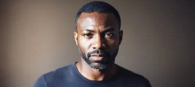 Portrait Of A Serious Black Man With Short Hair