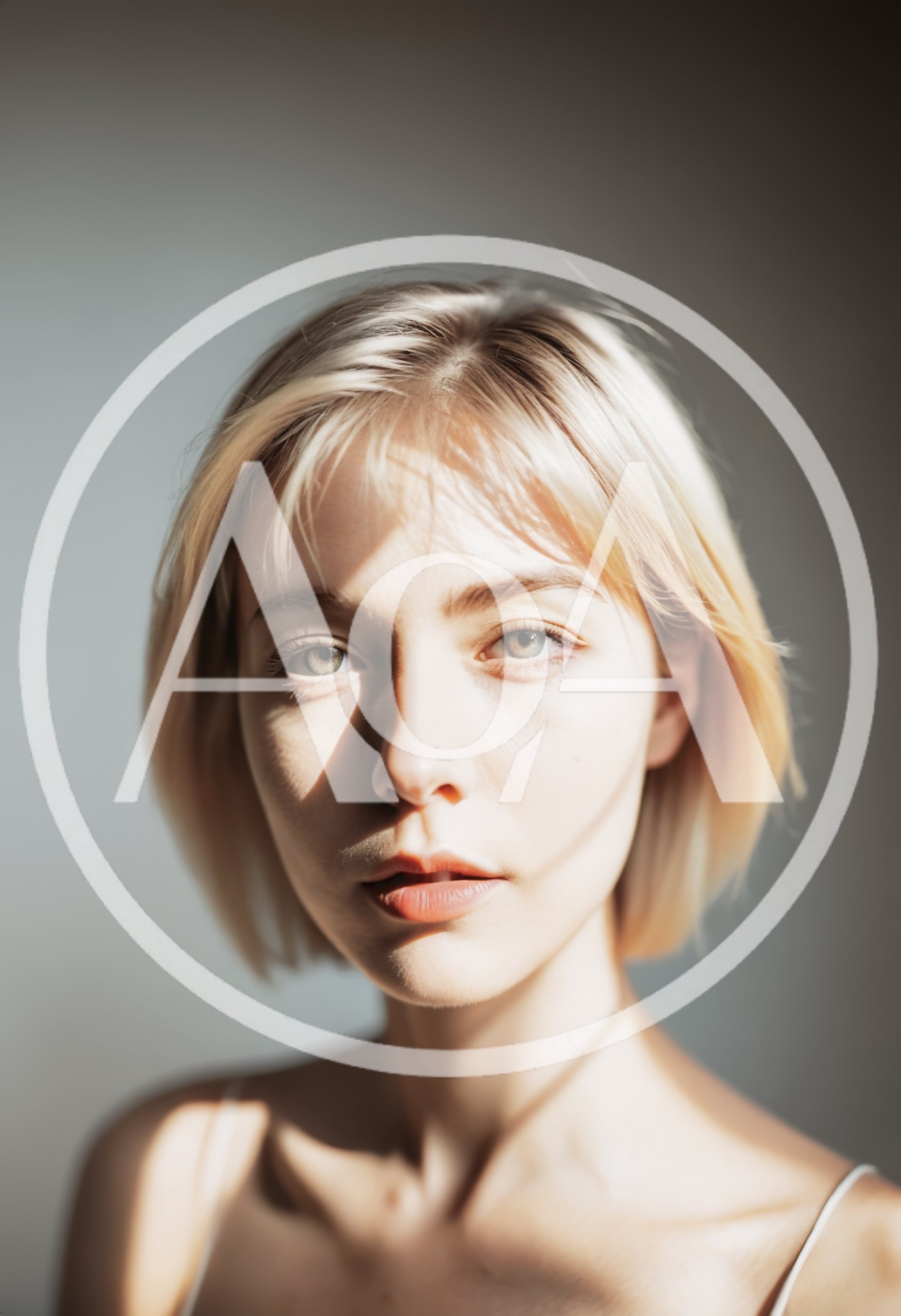 Portrait Of A Young Woman With Blonde Hair