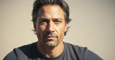 Portrait Of A Mature Man With Stubble
