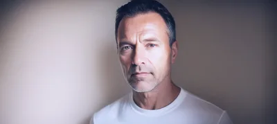 Portrait Of A Mature Man With Stubble