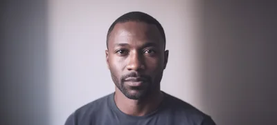 Portrait Of A Serious African American Man