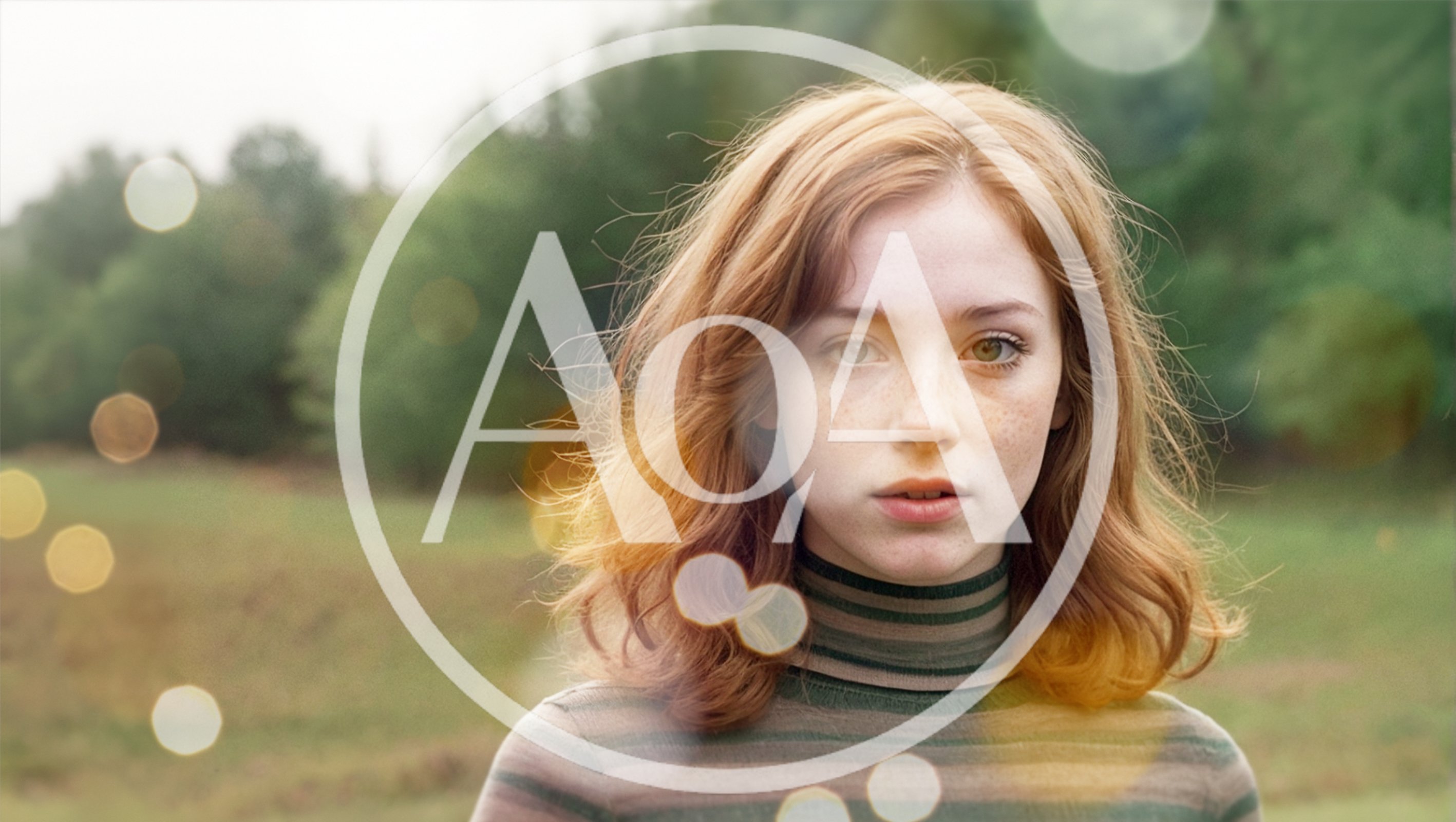 Portrait Of A Young Woman With Red Hair