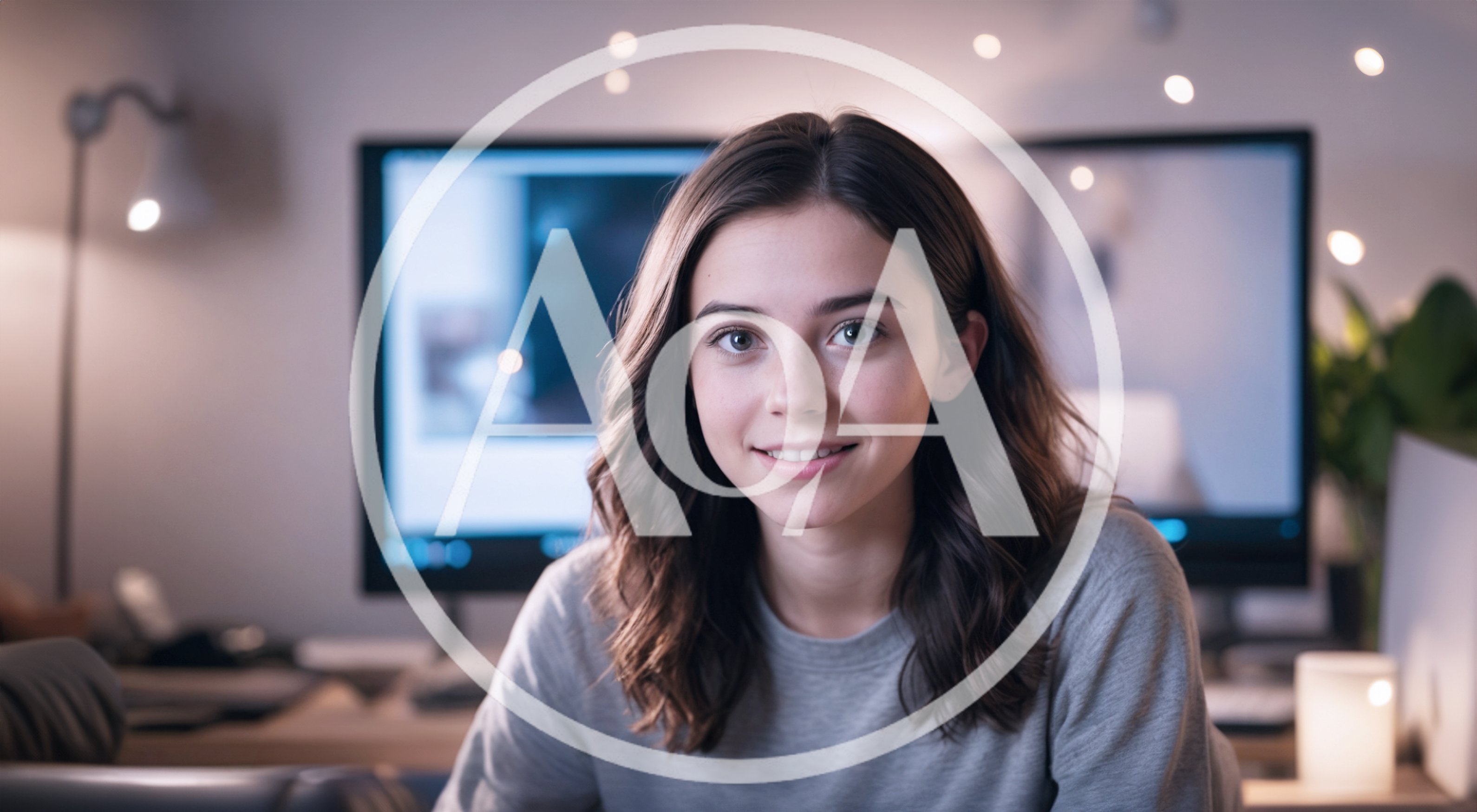 Young Woman Smiling At Camera In Home Office