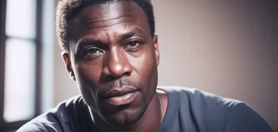 Portrait Of A Serious African American Man