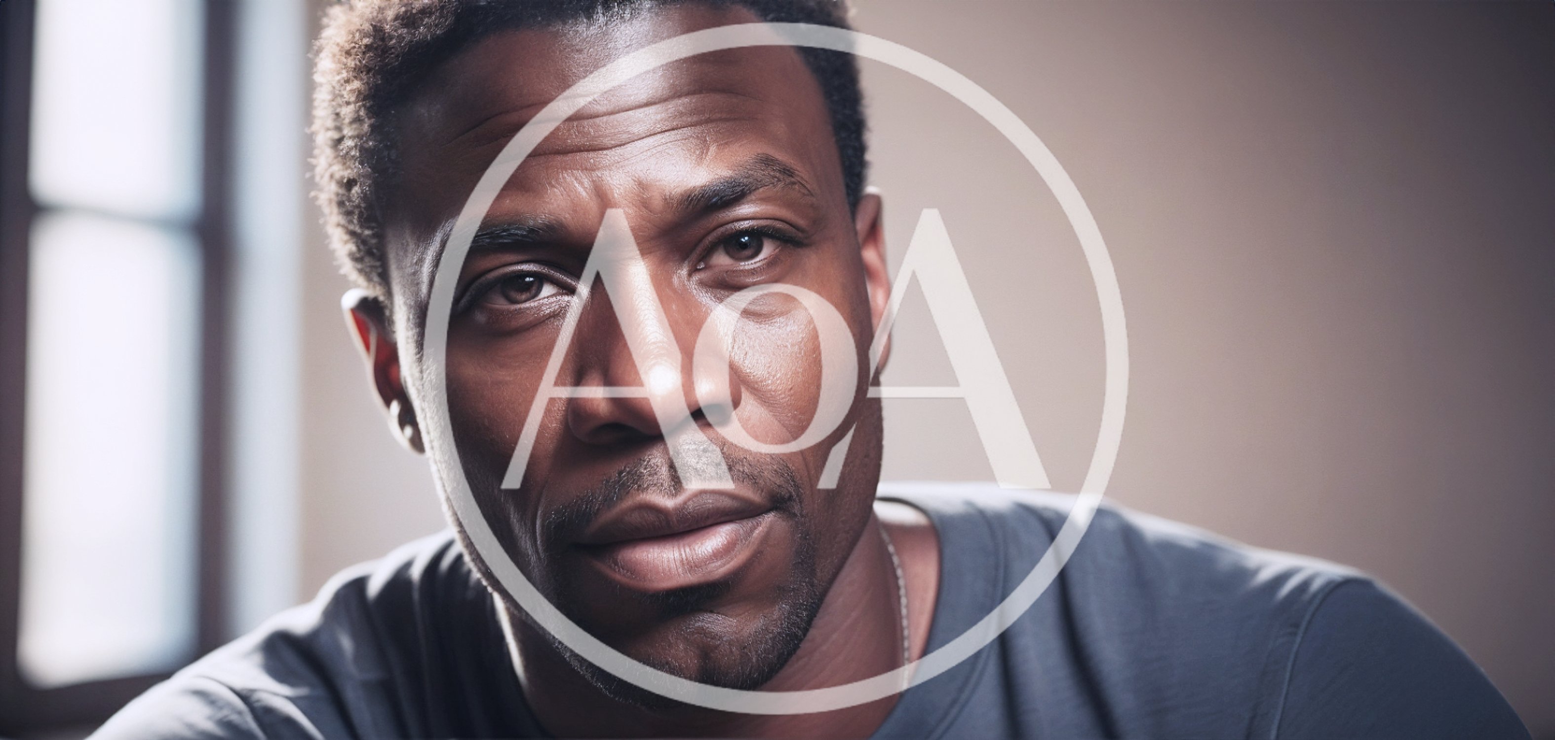 Portrait Of A Serious African American Man