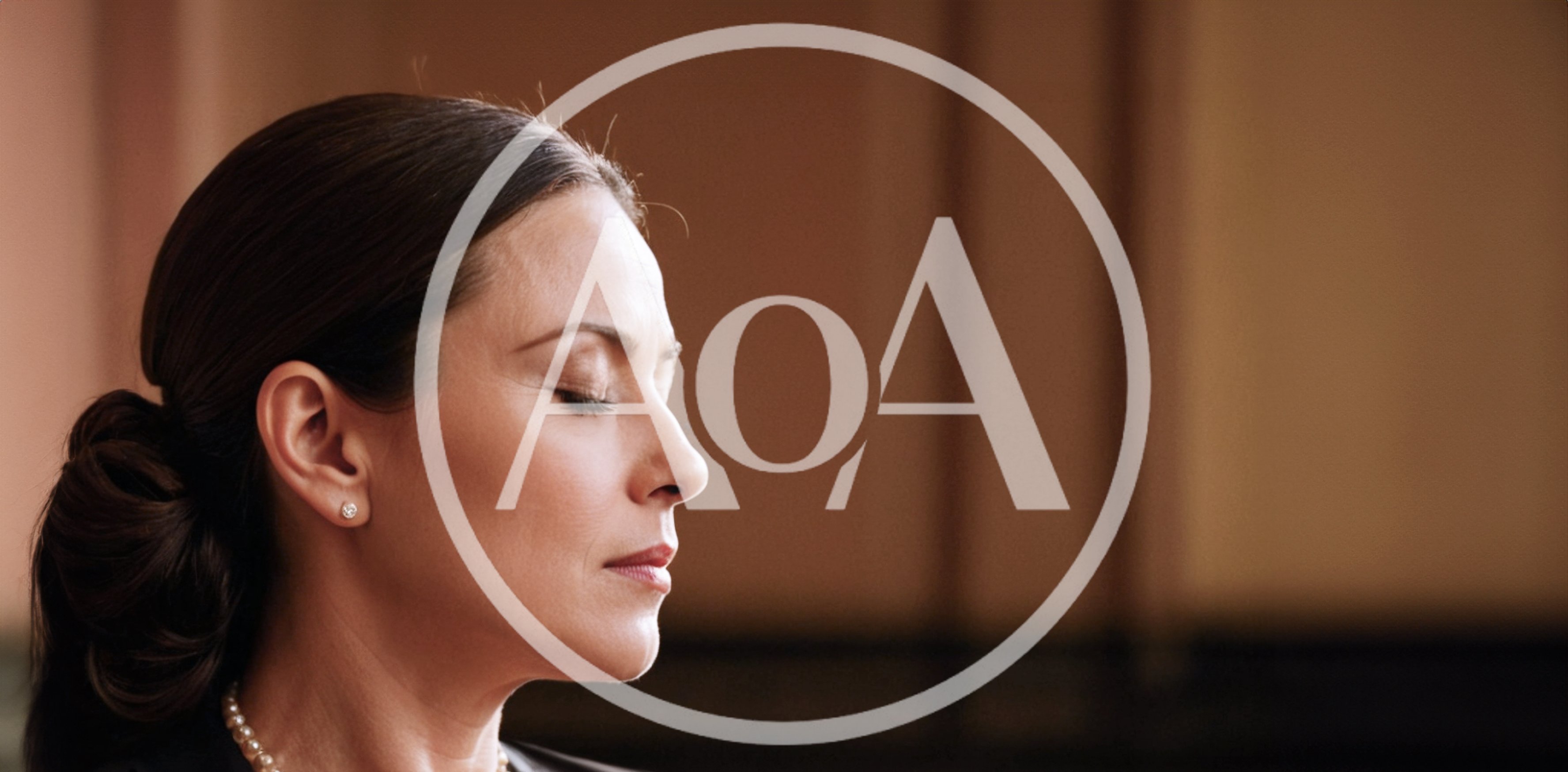 Side Profile Of A Woman Meditating With Eyes Closed
