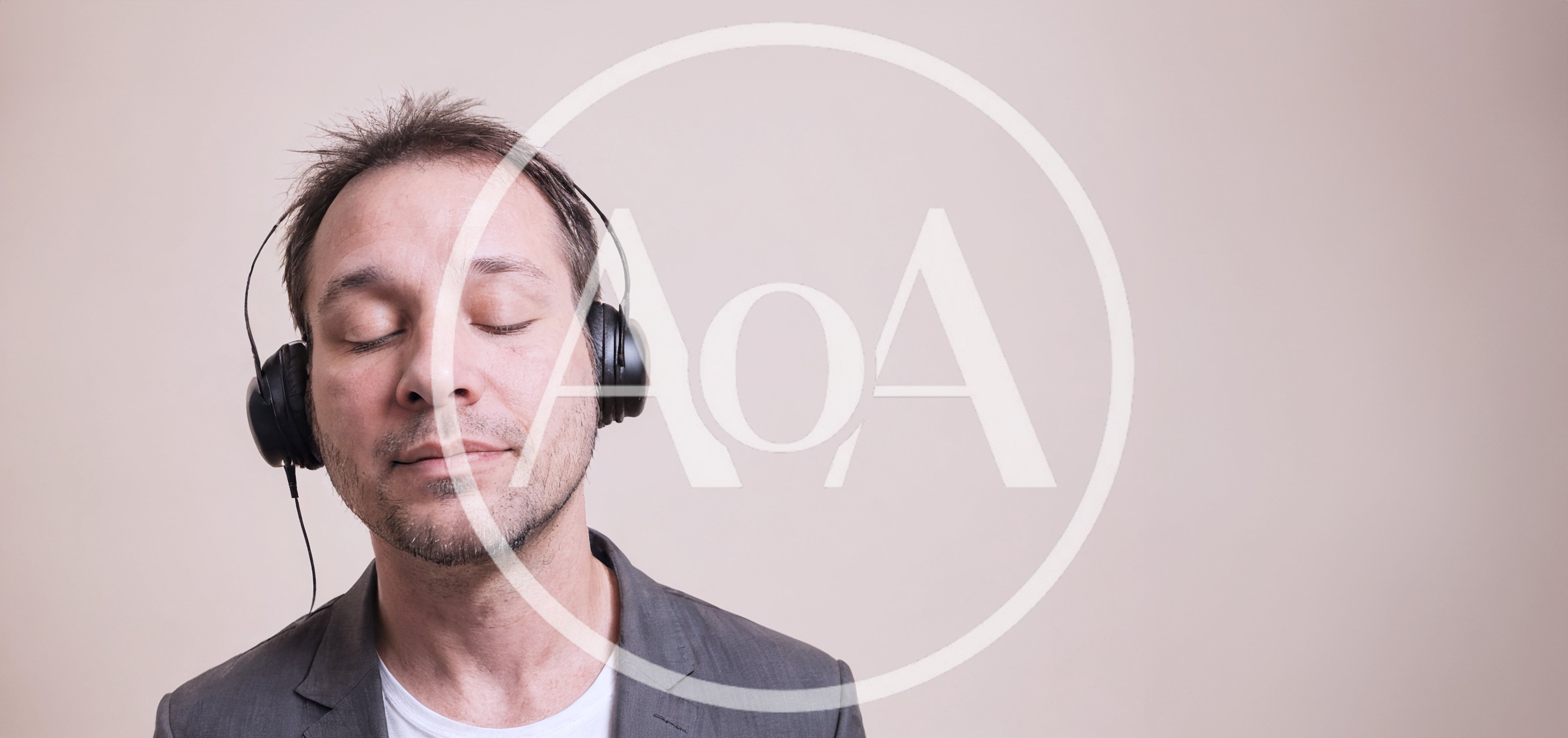 Man Listening To Music With Headphones