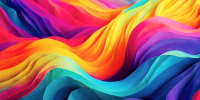 Abstract Colorful Wavy Fabric Texture Background