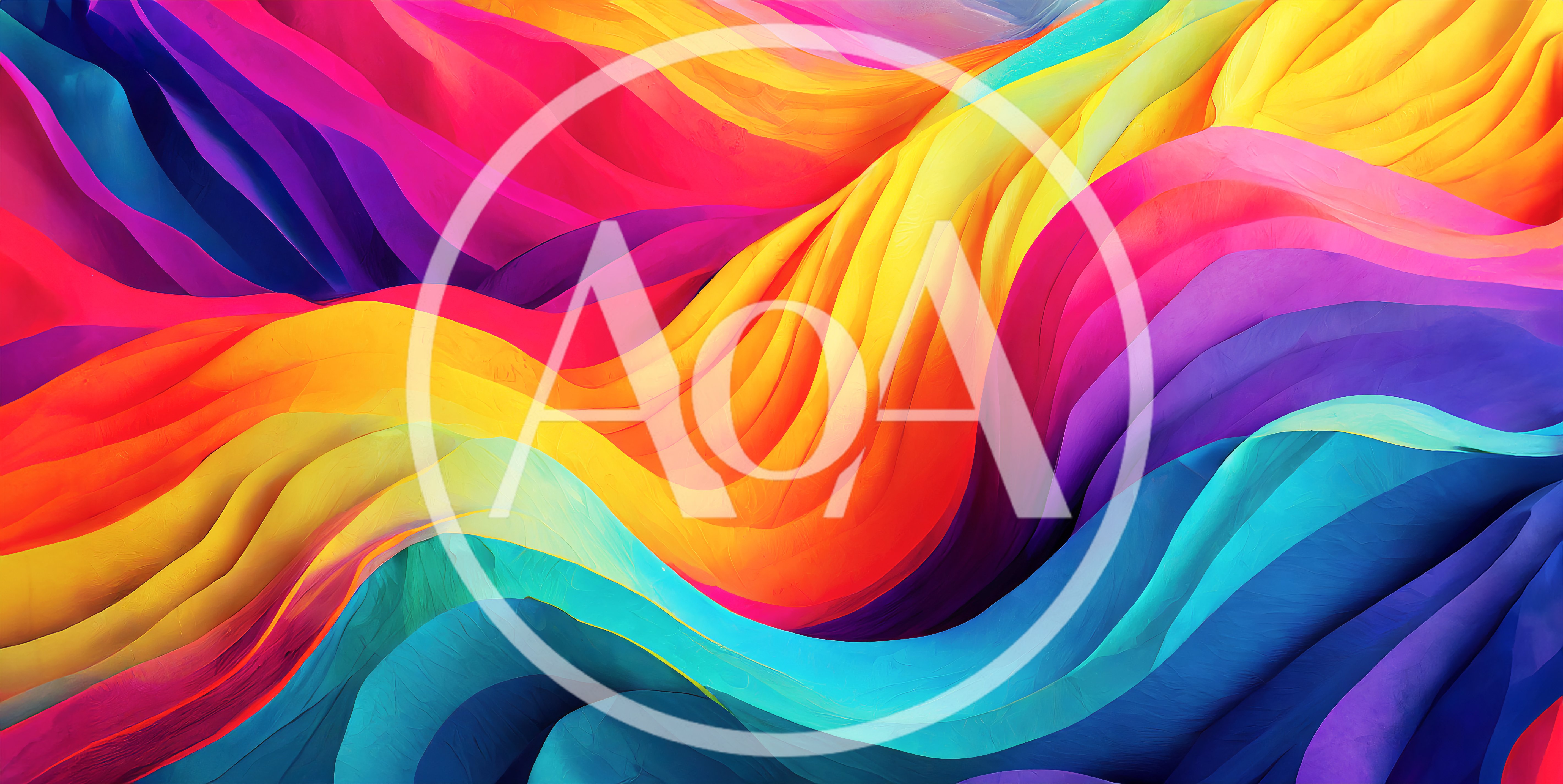 Abstract Colorful Wavy Fabric Texture Background