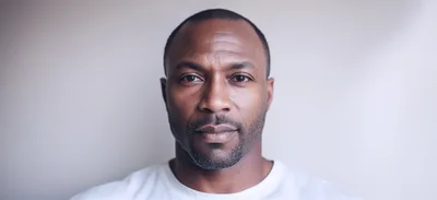 Portrait Of A Serious African American Man
