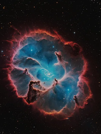 Stunning Lagoon Nebula Deep Space Cosmic Cloud