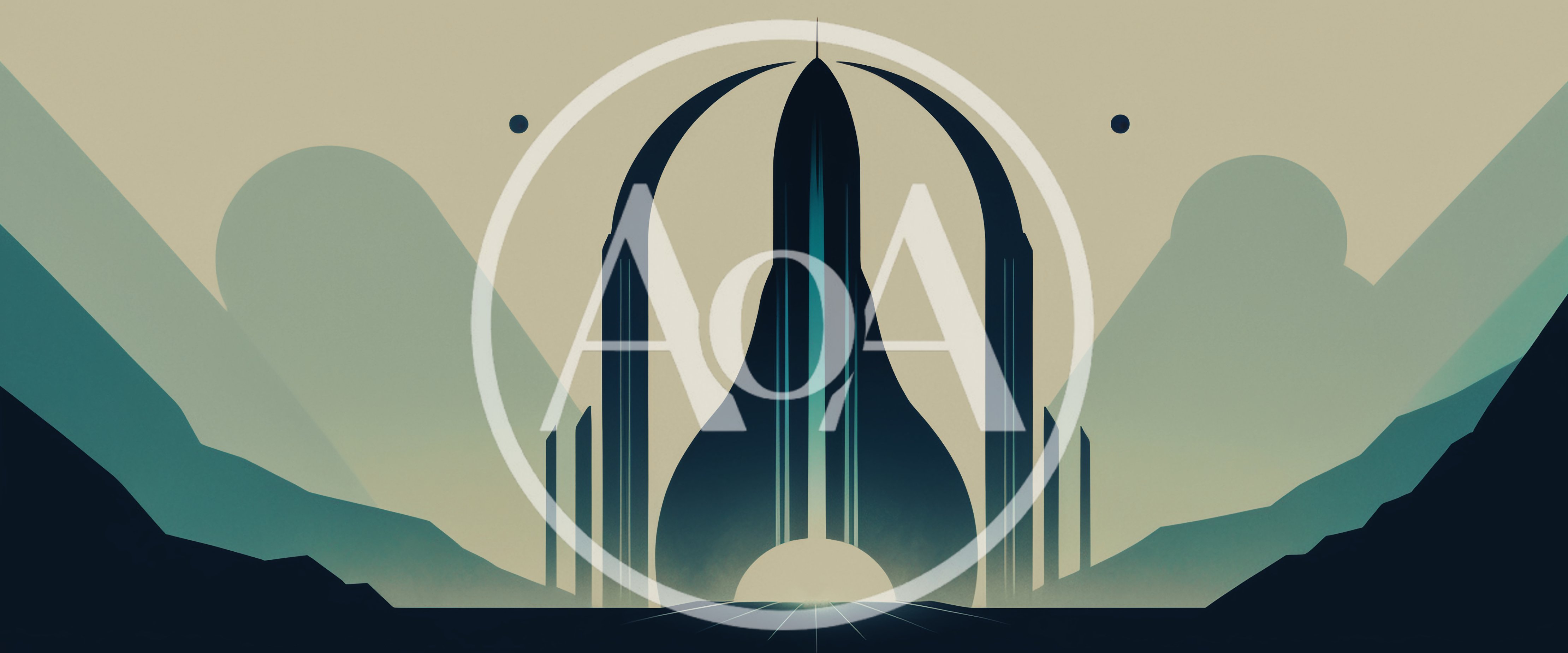 Minimalist Futuristic Rocket Launchpad Architecture