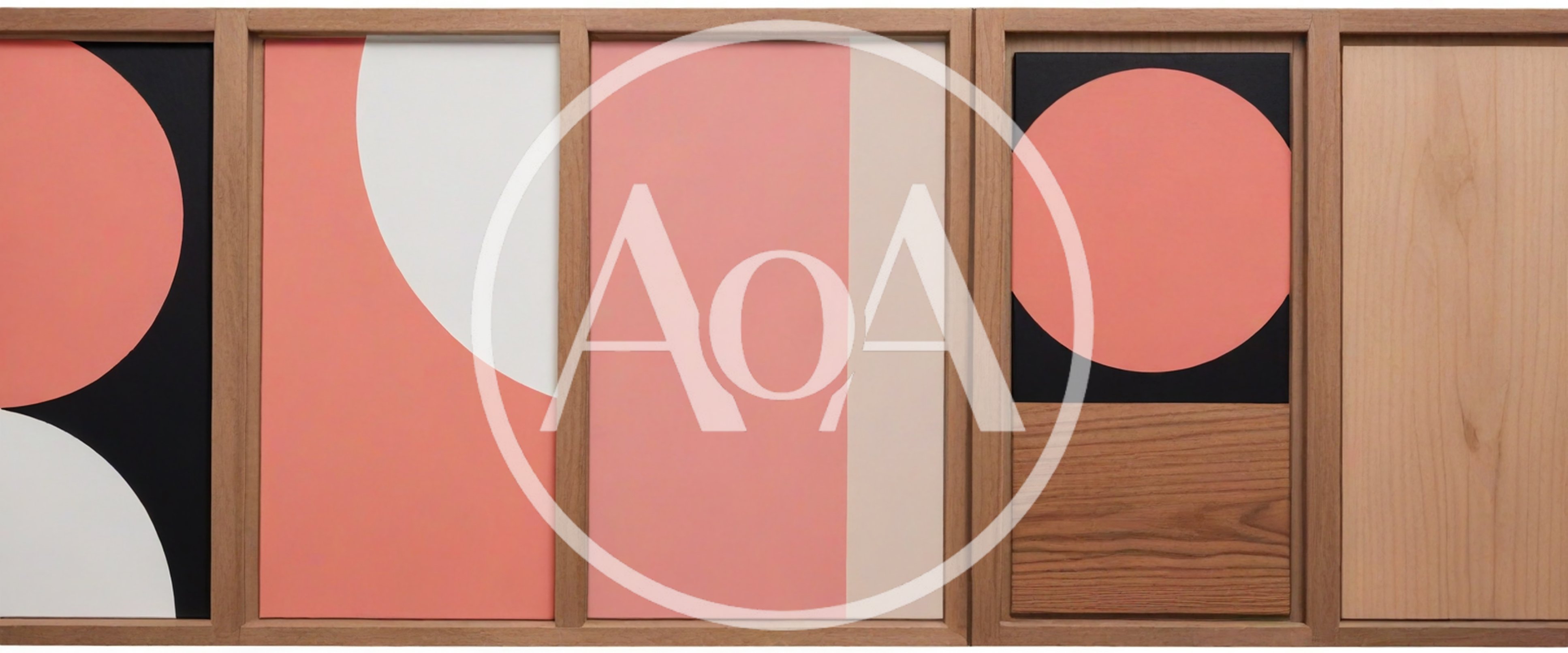 Modern Abstract Geometric Wall Art Panels