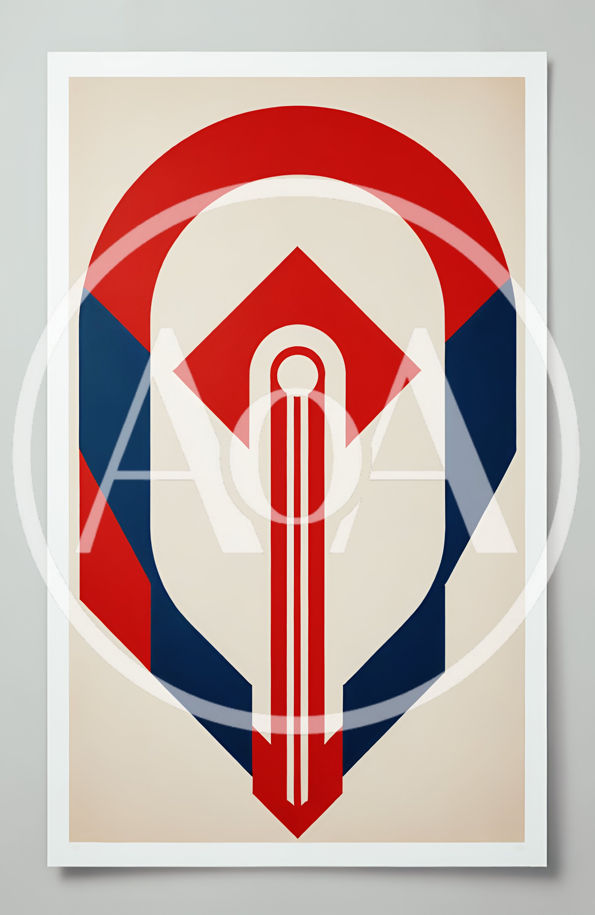 Minimalist Geometric Abstract Art Print