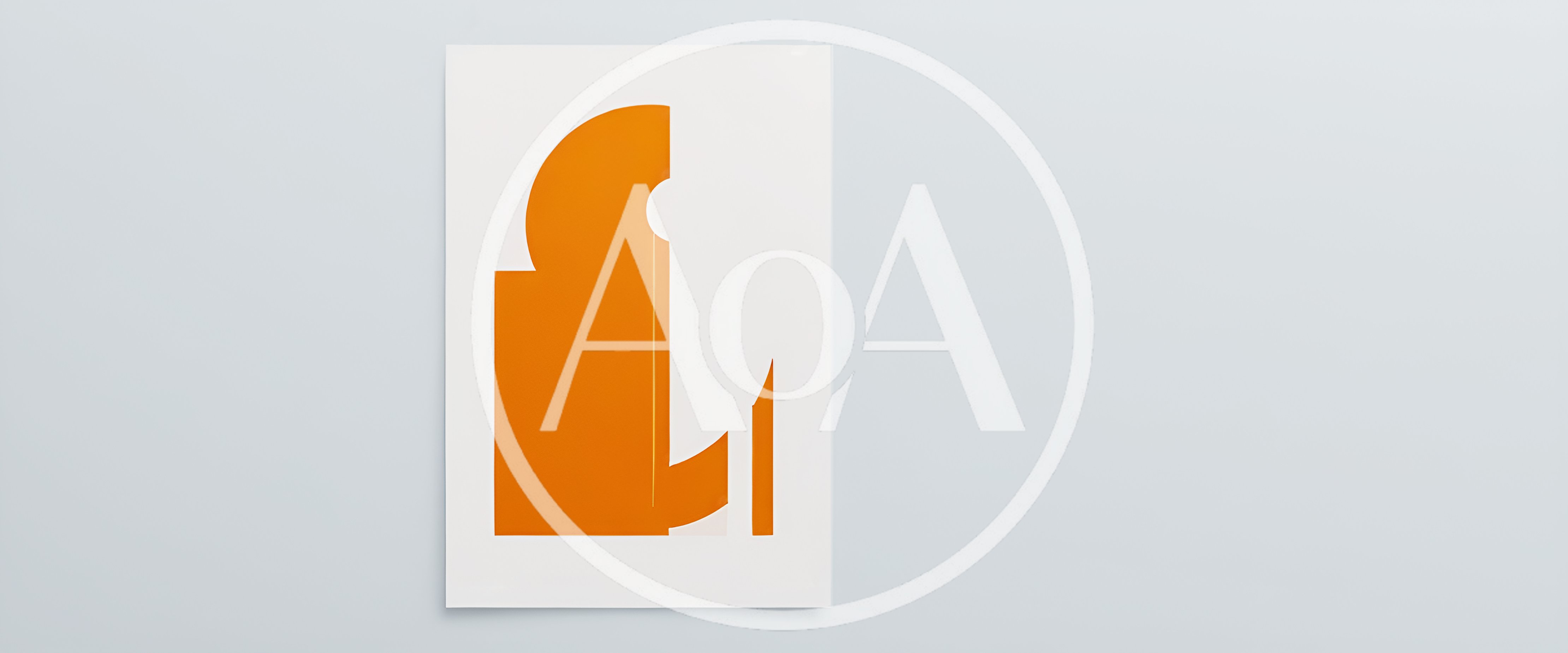Minimalist Abstract Orange Graphic Art Print