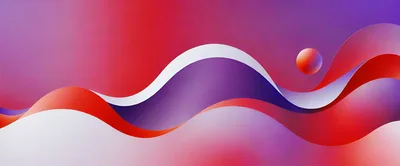 Abstract Fluid Waves With Floating Sphere Background