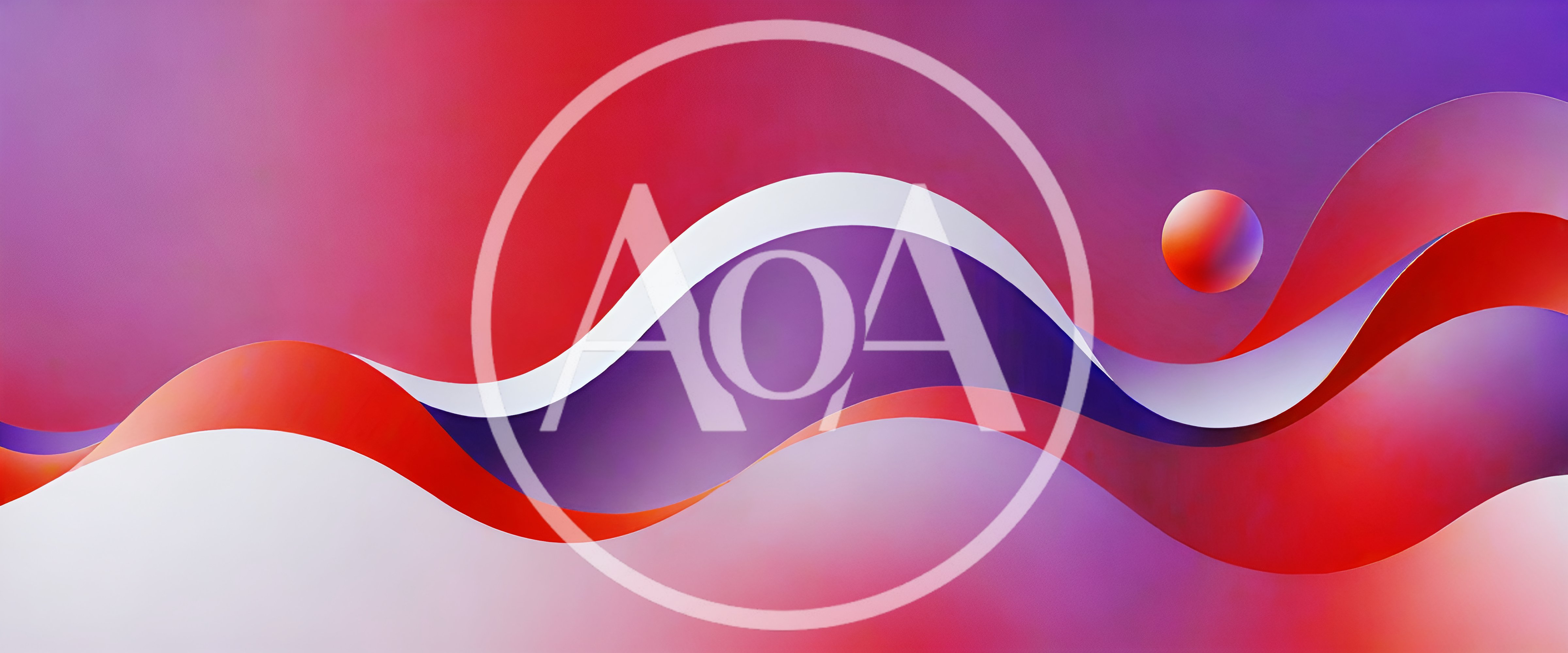 Abstract Fluid Waves With Floating Sphere Background