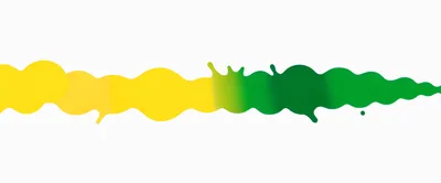 Yellow To Green Paint Splatter Gradient