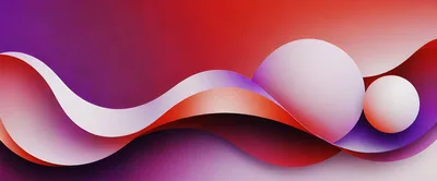 Abstract 3D Wave Background With Spheres