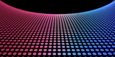 Abstract Glowing Pink And Blue Dot Grid Background