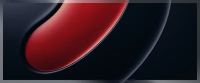 Abstract Red And Dark Blue Curved 3D Background