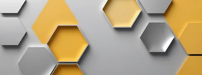 Abstract 3D Hexagonal Pattern Background