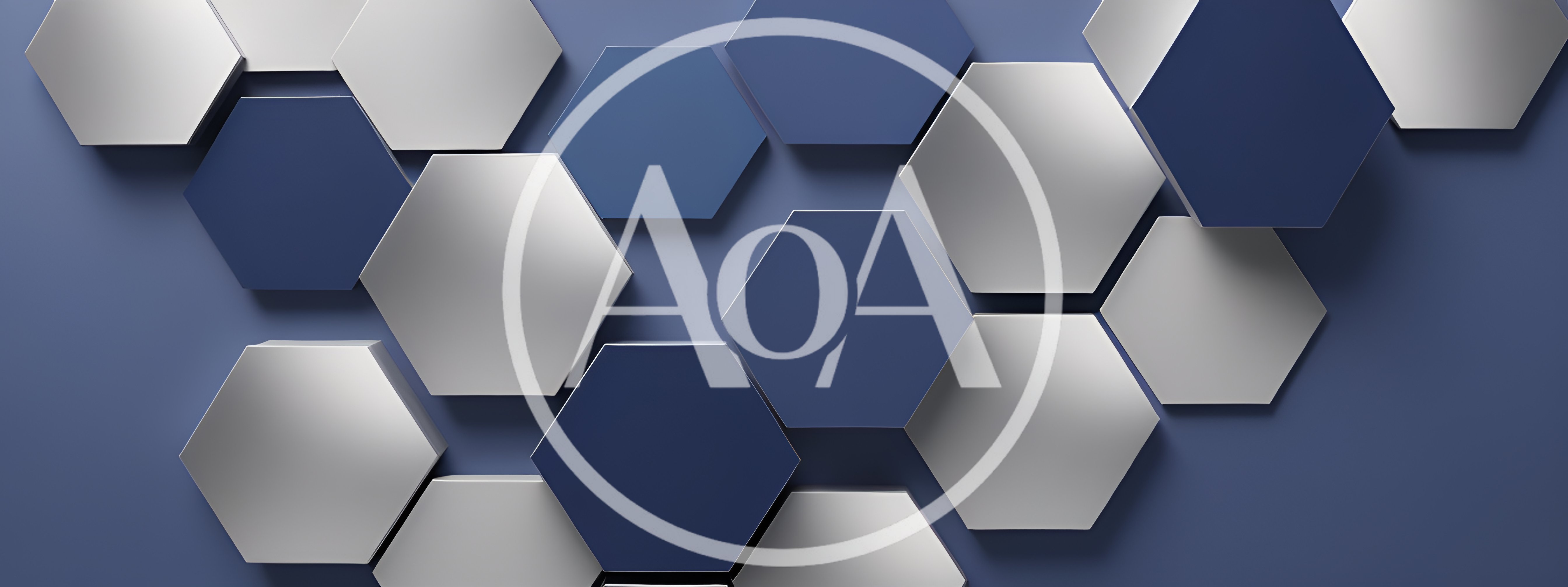 Abstract 3D Hexagonal Tiles Background