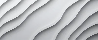 Abstract White Wavy Architectural Layers Background