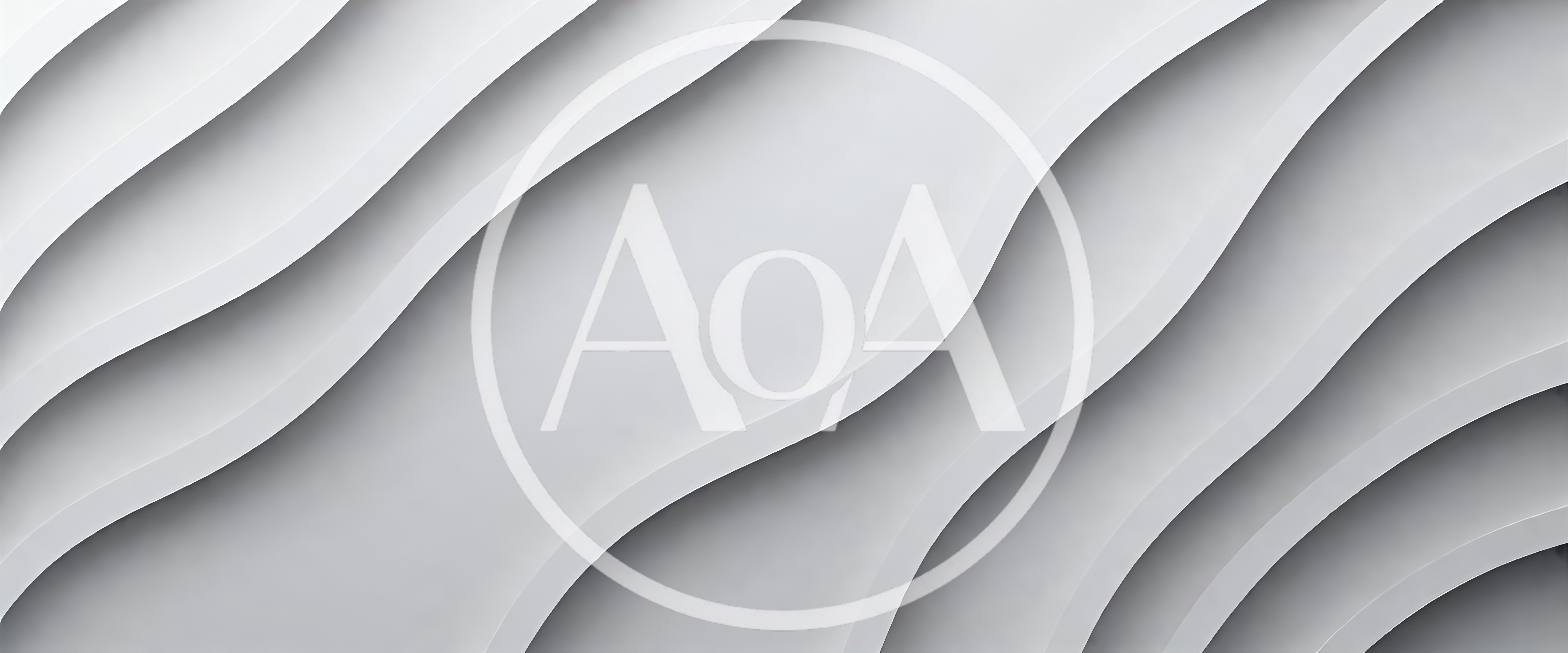 Abstract White Wavy Architectural Layers Background
