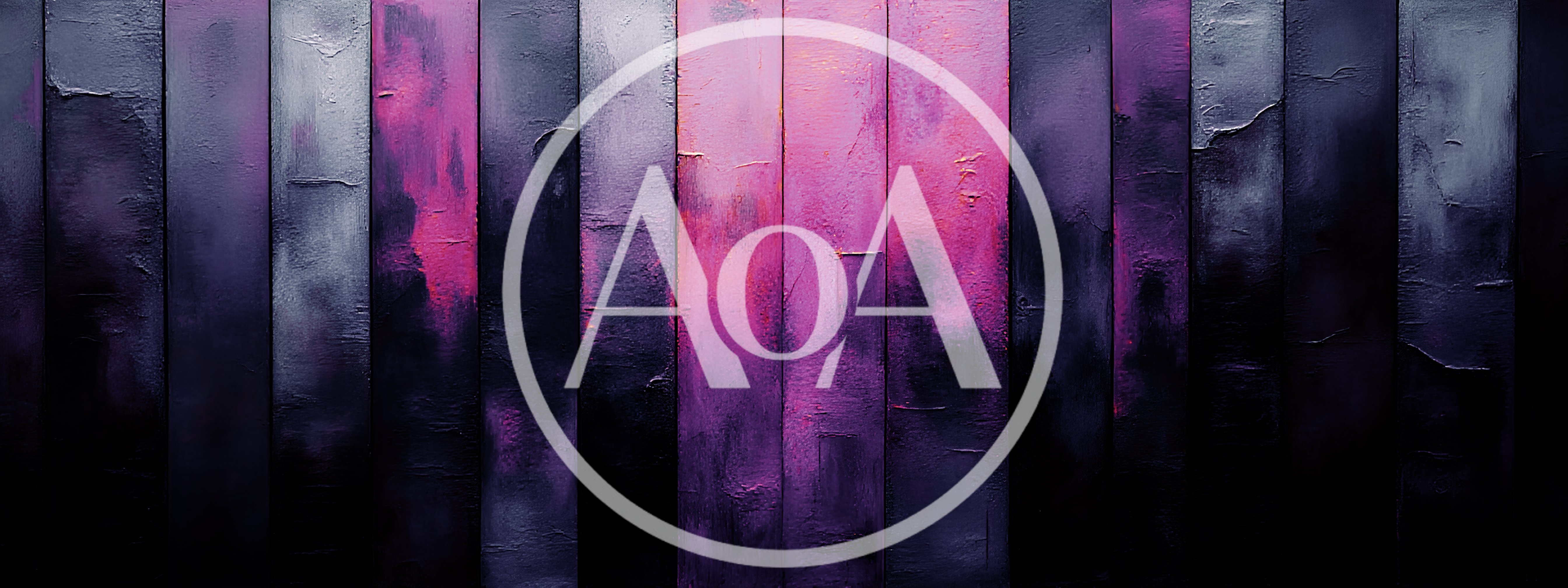 Abstract Vertical Panels With Pink And Purple Gradients