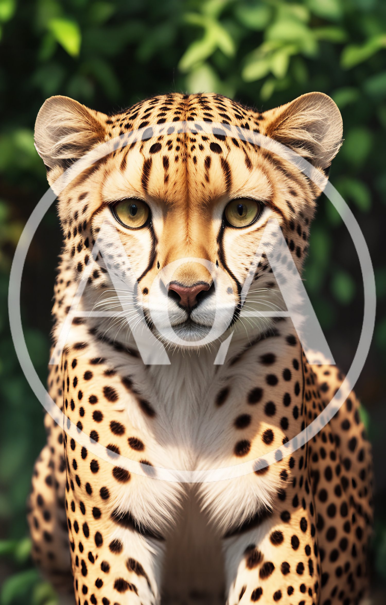 Portrait Of A Majestic Cheetah In Natural Habitat
