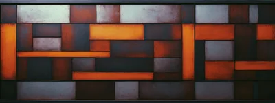 Abstract Geometric Metal Wall Panel Texture
