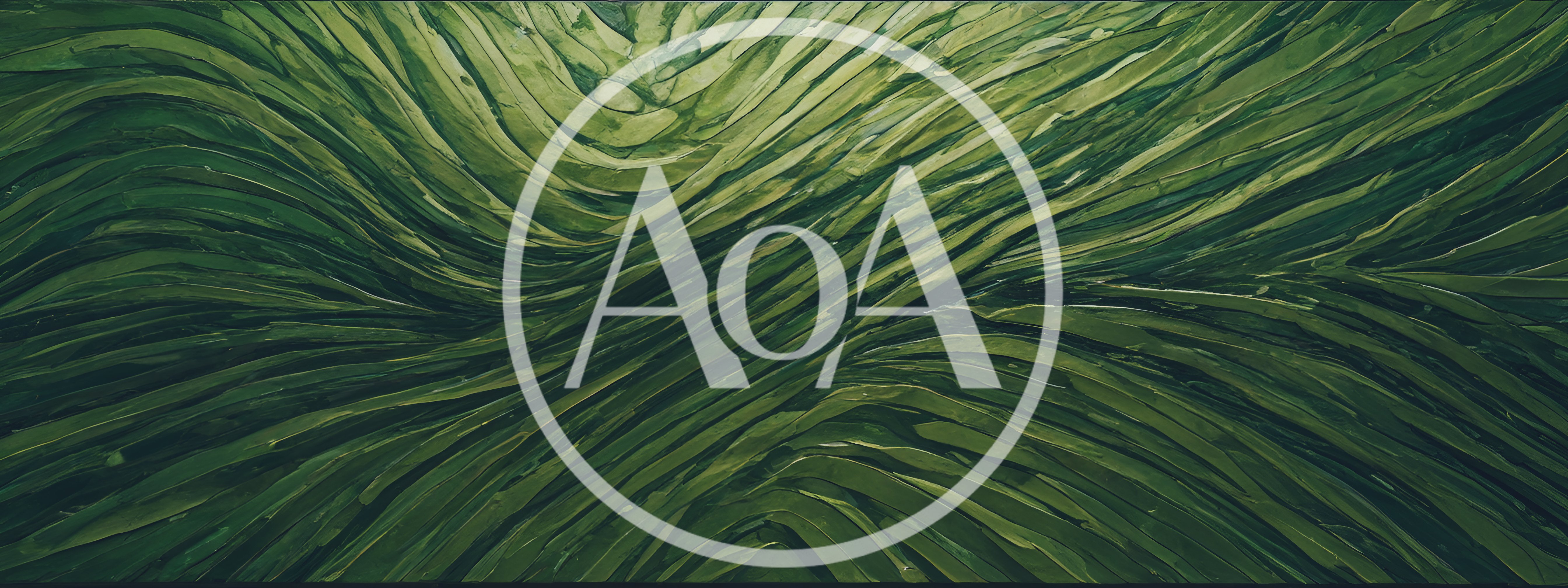 Abstract Green Brushstroke Texture Background