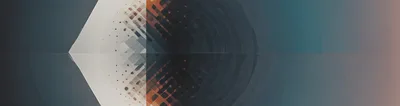 Abstract Geometric Digital Art Background