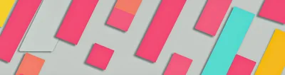 Abstract Background With Colorful Rectangular Paper Shapes