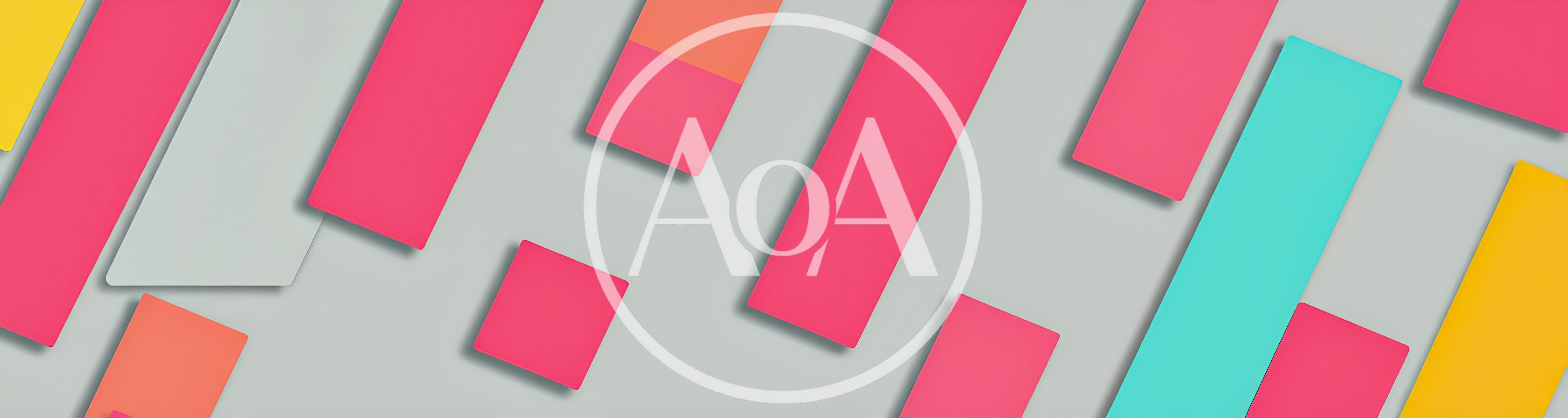 Abstract Background With Colorful Rectangular Paper Shapes