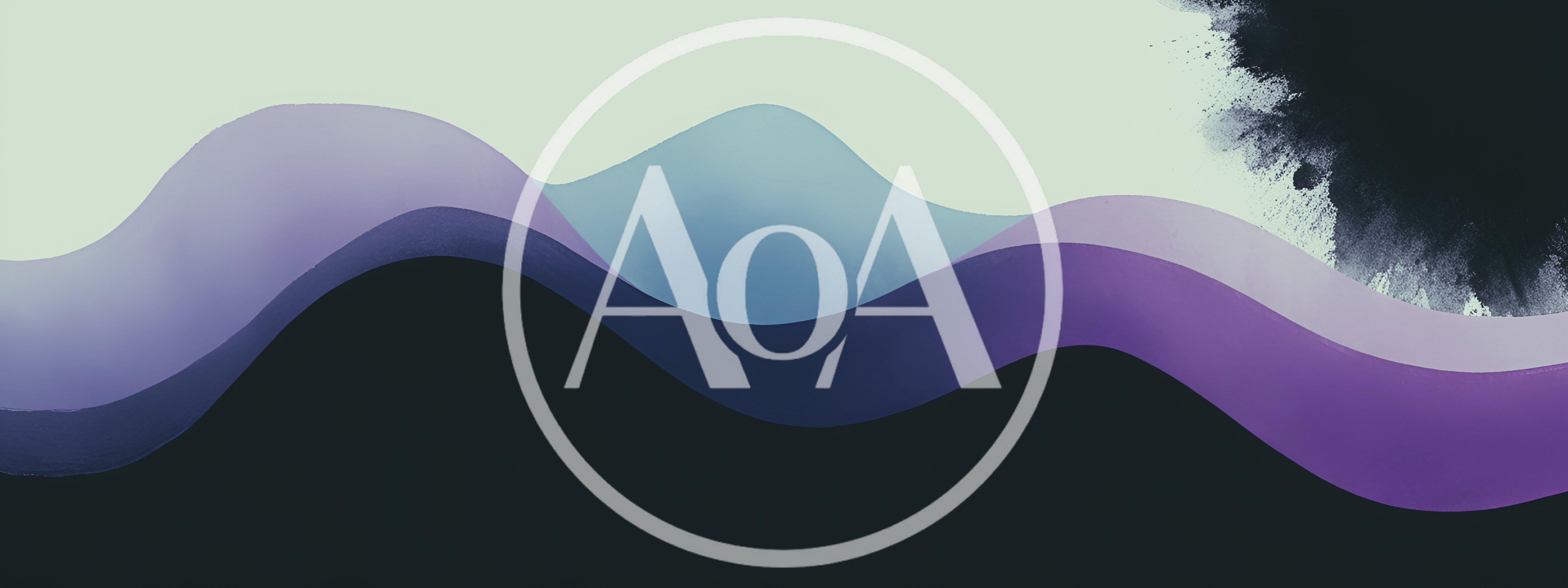 Abstract Wavy Layers With Soft Gradient Background