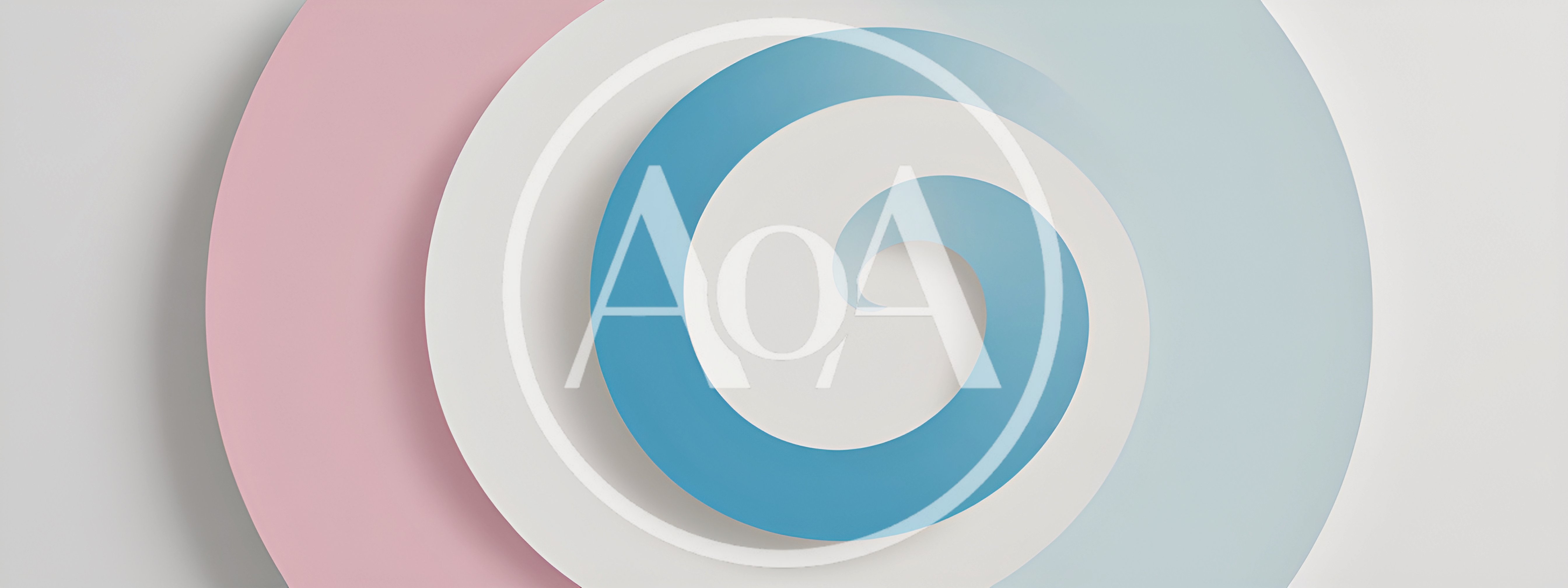 Abstract Spiral Graphic With Pastel Color Layers