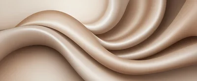 Abstract Beige Silk Fabric Waves Background