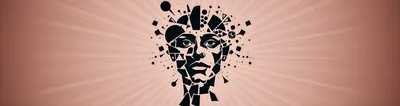 Abstract Geometric Human Face Illustration