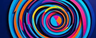 Abstract Colorful Spiral Motion Background