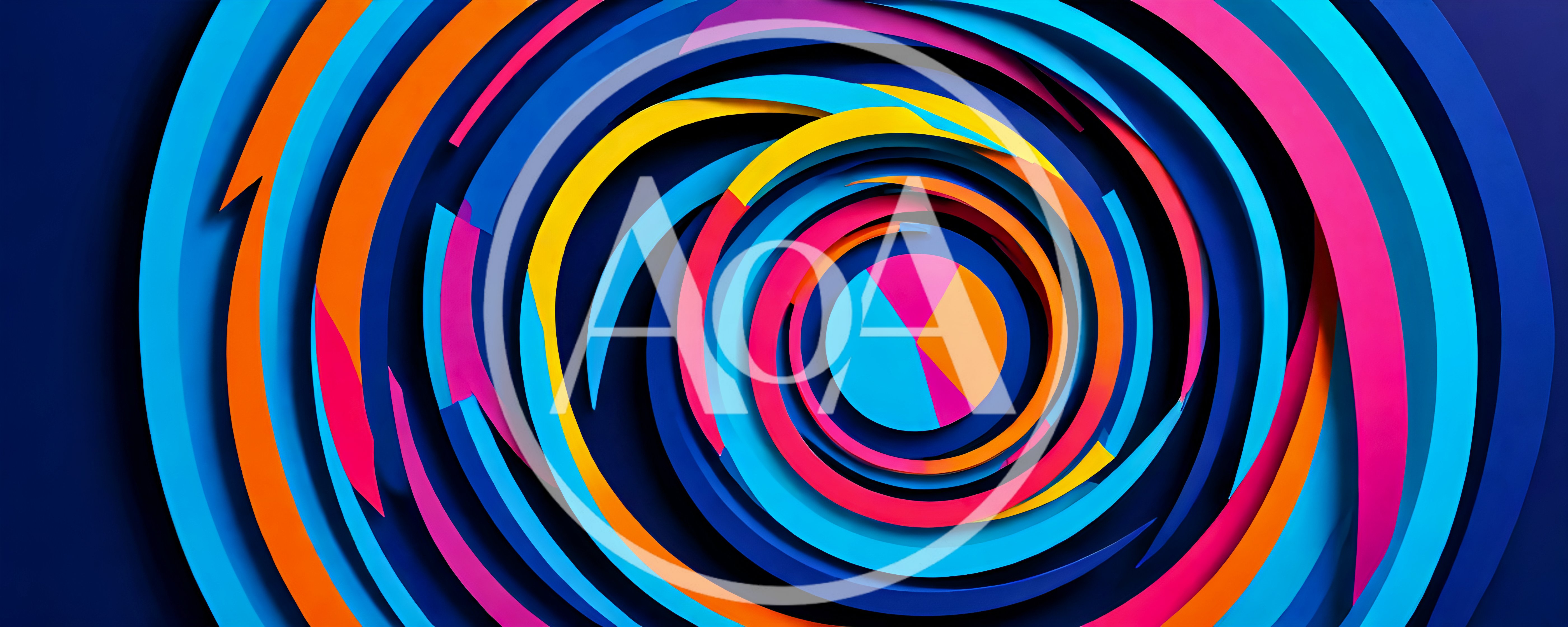Abstract Colorful Spiral Motion Background