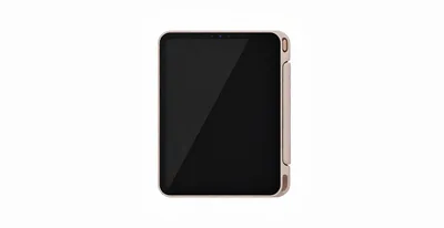 Modern Tablet With Stylus Pen Isolated On White