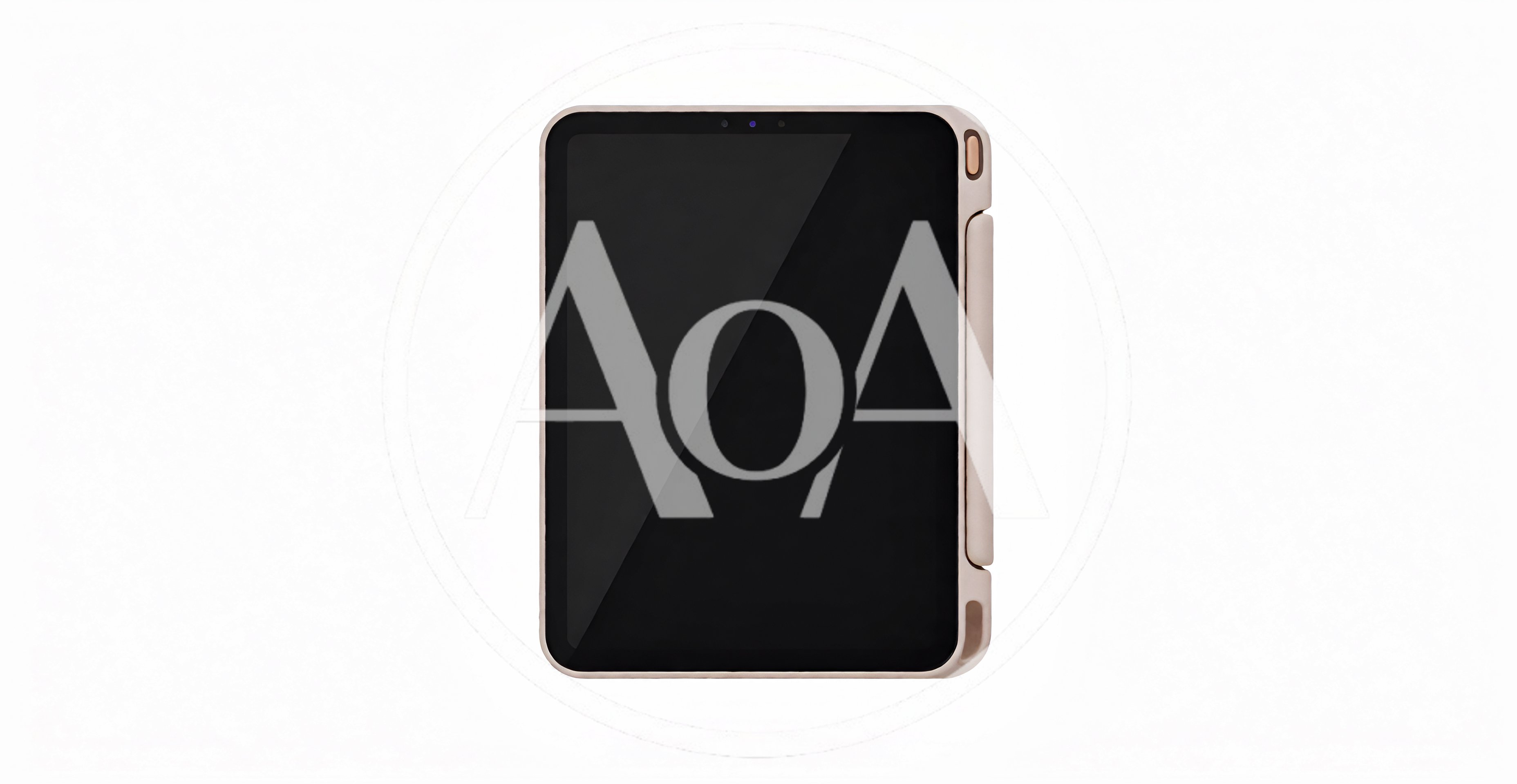 Modern Tablet With Stylus Pen Isolated On White