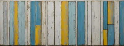 Distressed Painted Wooden Planks Wall Art Background