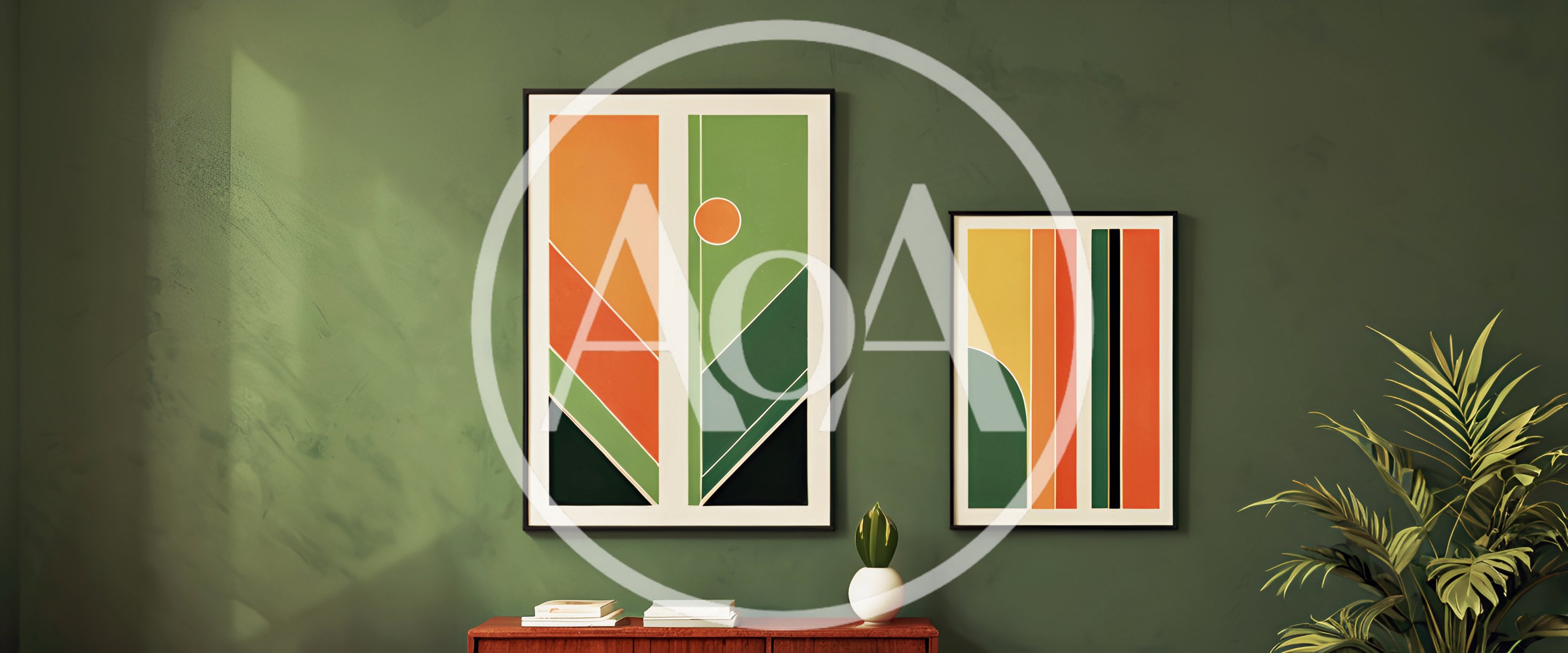 Mid Century Modern Wall Art Decor